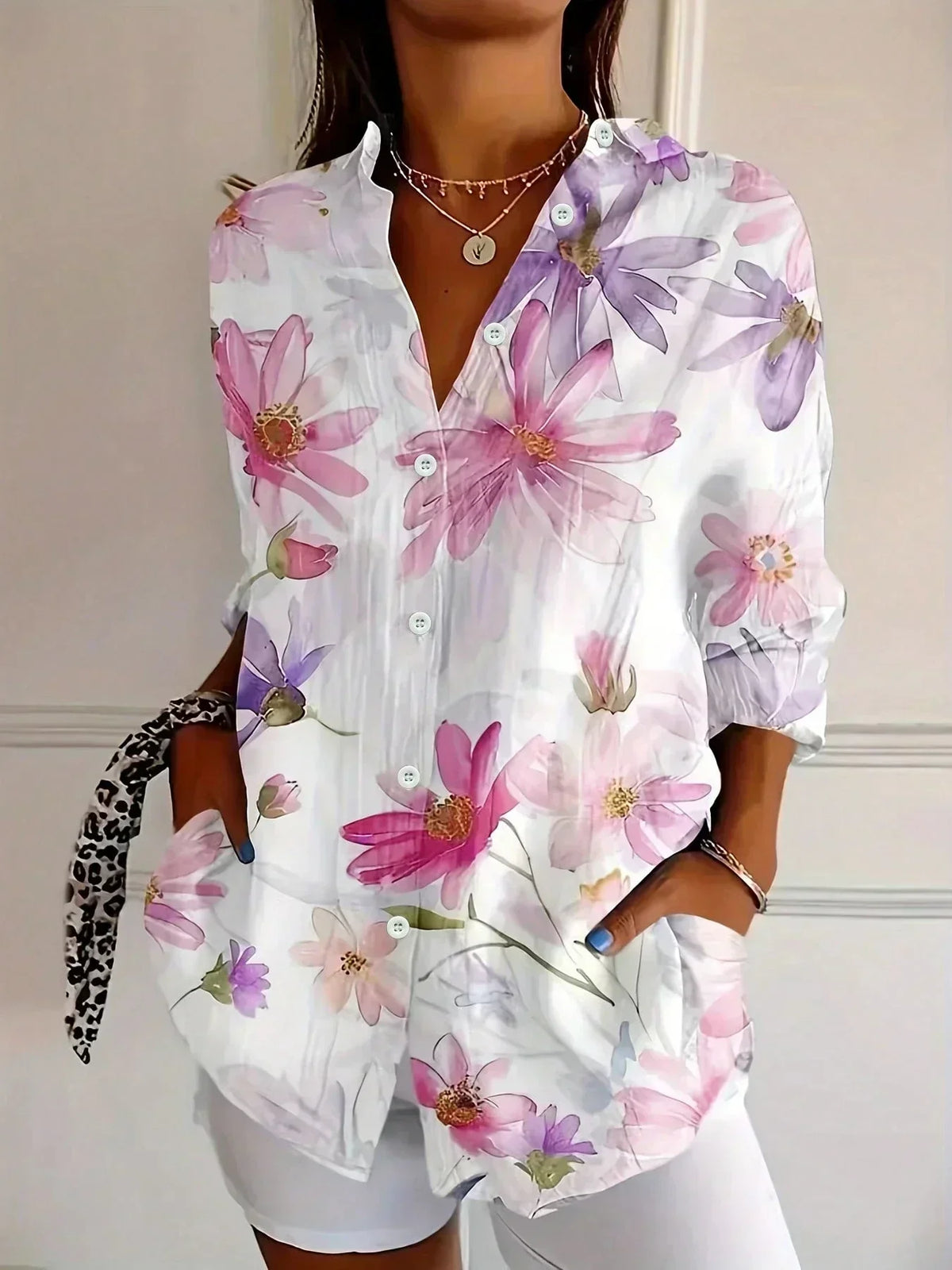 Élianne™ — Blouse élégante aux couleurs durables