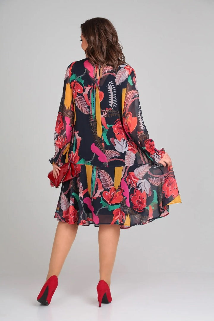 Manuelle™ | Robe florale fluide élégante féminine